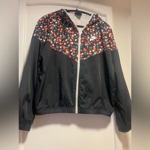 Nike Black Floral Jacket